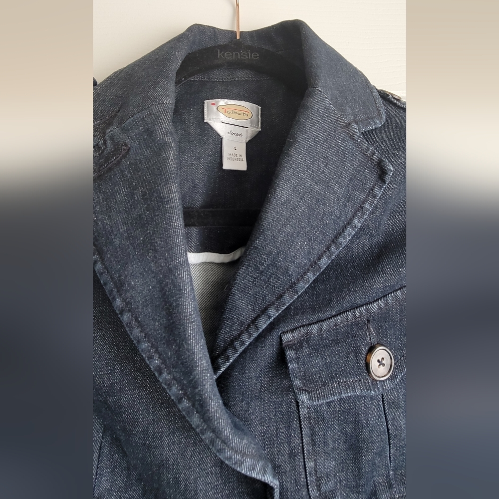 Talbots Chambray Jacket - Picture 3 of 5